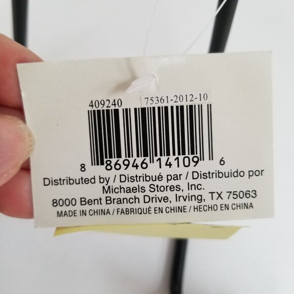 NWT Michael's Studio Decor Brown Metal 8" Scroll Easel - Picture 4 of 7